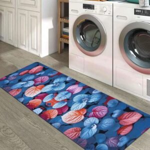 BELLA TRUE Rubber Kitchen Mat (Natural Blue, Large)