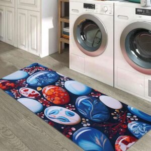 BELLA TRUE Rubber Kitchen Mat (Multicolor, Large)