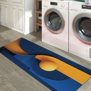 BELLA TRUE Rubber Kitchen Mat (Multicolor, Large)