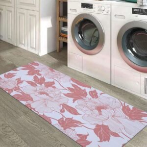 BELLA TRUE Rubber Kitchen Mat (Orange, Large)