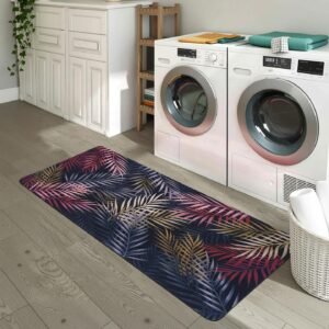 BELLA TRUE Rubber Kitchen Mat (Multicolor, Large)