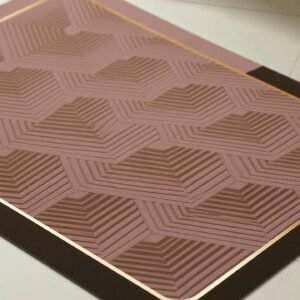 BELLA TRUE Rubber Bathroom Mat (Light Brown, Pack of 2, Medium)